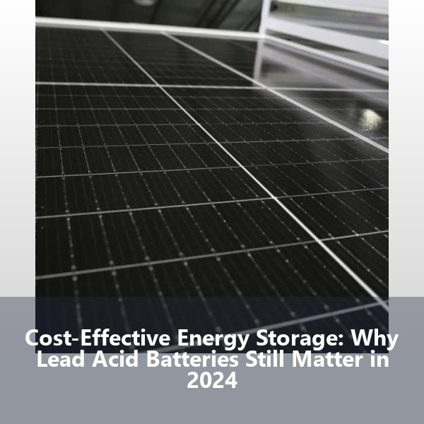 Cost-Effective Energy Storage: Why Lead Acid Batteries Still Matter in 2024